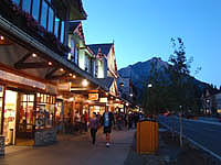 downtown Banff