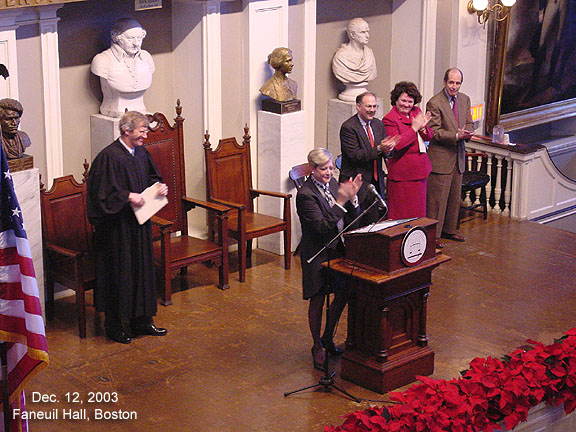 Mass Supreme court Judge preside the sworn-in