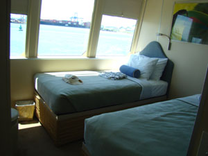 our cabin on the ship