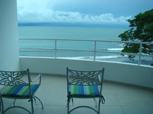 balcony at Hotel Solarium, Coronado Beach