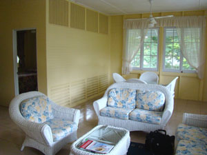 living room of a villa at Gamboa Rain Forest Resort