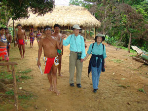 tribe people welcomed us